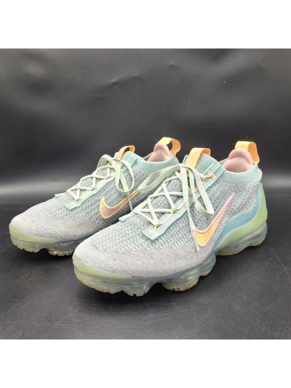 Nike Air VaporMax Flyknit "Light Dew" Women's 8.5 Athletic Shoe Woven DH4088-300